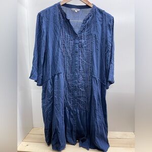 Navy Long Sleeve Women's Dress